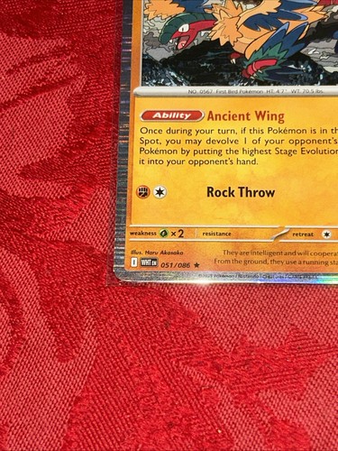 Holo Pokemon - Archeops - 051/086 - Holo Rare - SV: White Flare - Picture 4 of 7