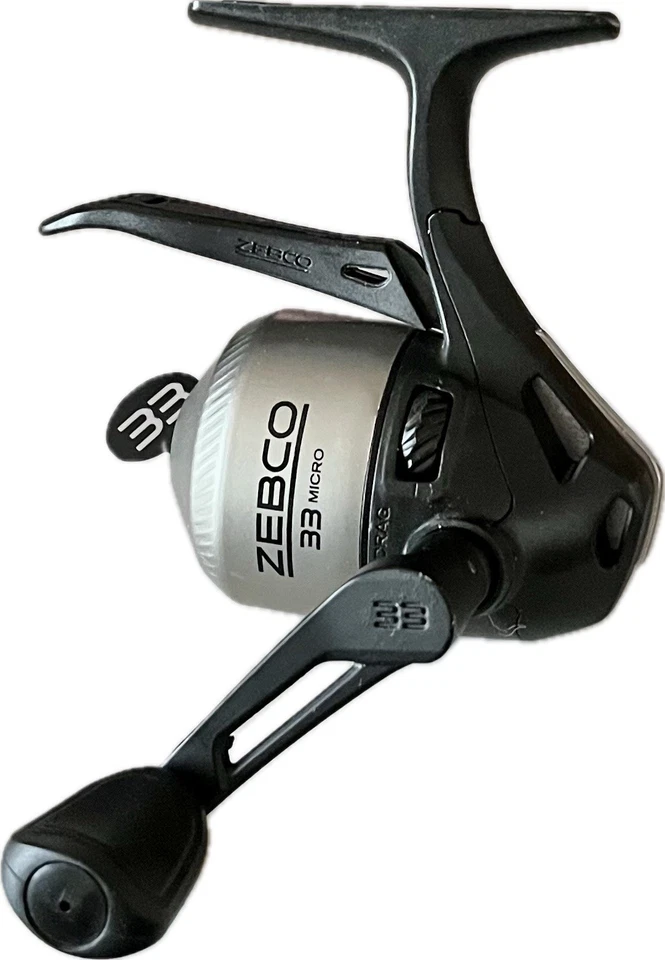 Carrete de fundición giratorio micro gatillo Zebco 33MTK-GWK8 funciona muy bien Foto 4 de 4