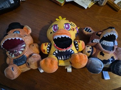 Five Nights at Freddy s Plush Lot of 3 FNAF Twisted Ones Characters 