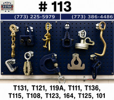 Set 113 Auto Body Frame Machine 11 Piece Tools And Clamp Chain Set