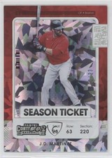 2021 Panini Contenders Season Ticket Cracked Ice 2/23 JD Martinez #40 8t7