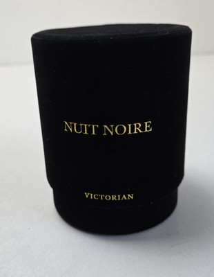 Victorian Samt-Duftkerze Velvet Nuit Noire Schwarz, Durchmesser: 8cm(F018 E1)