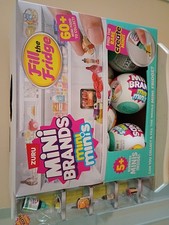 Zuru Mini Brands Fill The Fridge Display Box With 16 Capsules.