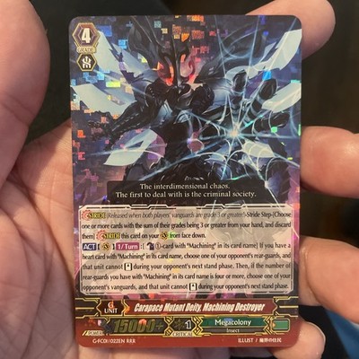 CARDFIGHT VANGUARD CARAPACE MUTANT DEITY MACHINING DESTROYER G-FC01/022EN RRR
