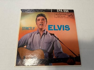 elvis presley record epa 994 strictly elvis record looks new dog on side