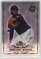 2013 Topps Tribute WBC Hideaki Wakui #5 12g5