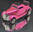 RESTORED Hot Wheels Redline classic 36 Ford Coupe 1968 HOT PINK METALLIC US