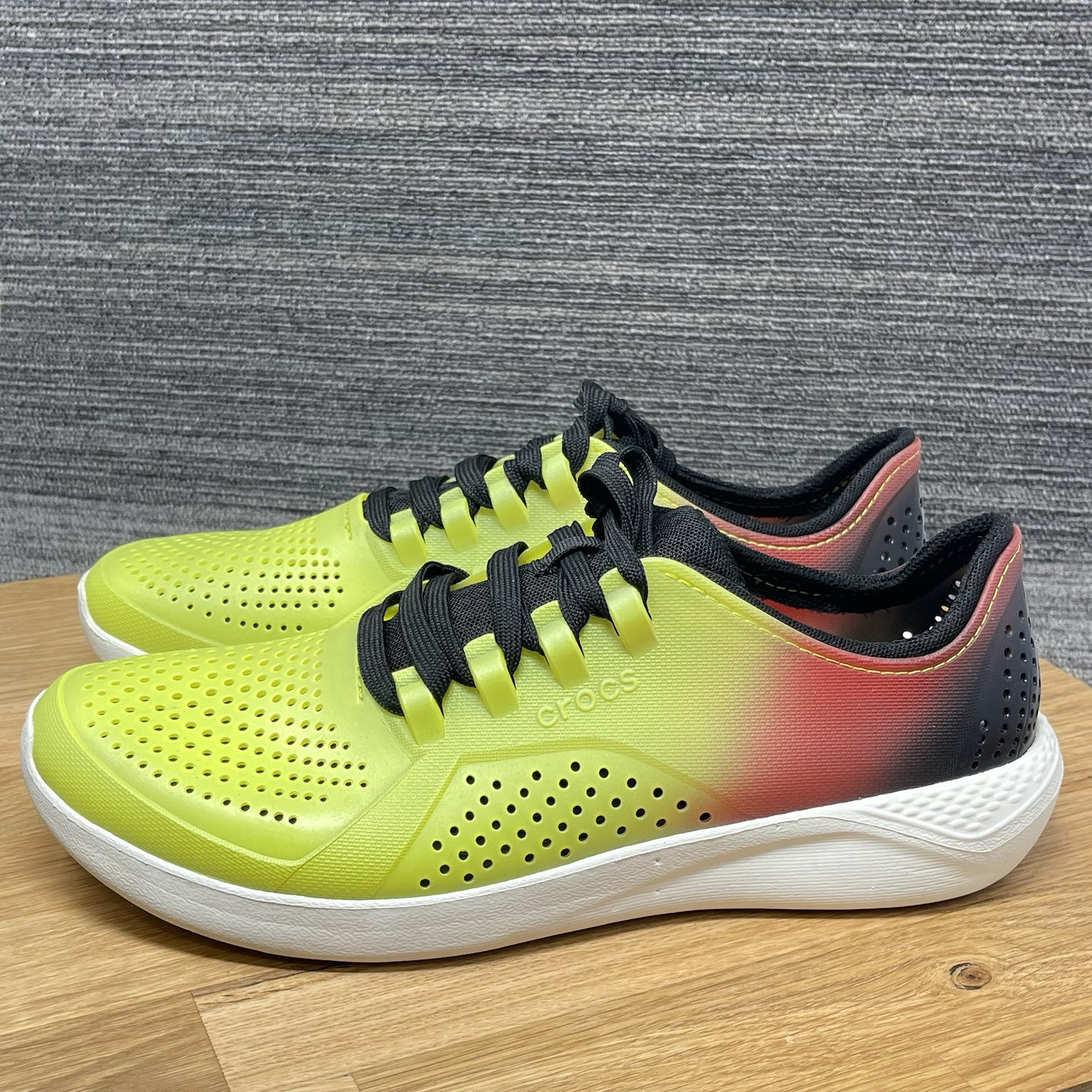 Crocs Literide Color Dip Pacer Shoes Men 10 Yellow Re… - Gem