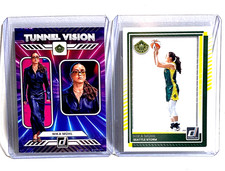 NIKA MUHL 2025 Donruss WNBA #14 Tunnel Vision +#81 Base - Seattle Storm
