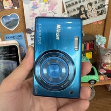 Nikon COOLPIX S5200 16MP Digital Camera Blue - 8x Zoom Touchscreen-English s7