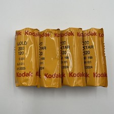 Kodak Professional Ektar 100 Color Negative Film 120 - Lot Of 4 exp 7/24
