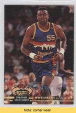 1992-93 Topps Stadium Club Members Choice Dikembe Mutombo #196 HOF READ 0b3