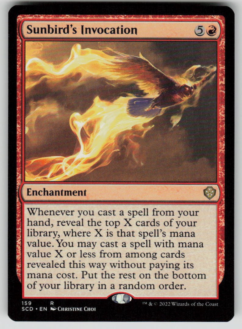 Sunbird's Invocation Rare Starter Commander Decks 159 MTG Near Mint 2022