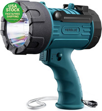 Rechargeable Waterproof Spotlight Flashlight 1000000 Lumen 12 Hours Runtime Ip67