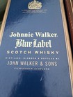 Vintage Johnnie Walker Blue Label Scotch Whiskey Bottle-Satin Box & Sleeve Empty — photo 9