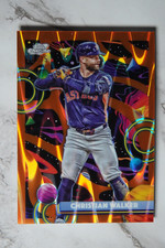 2025 Topps Cosmic CHRISTIAN WALKER Orange Galactic Refractor! SP #'d /25