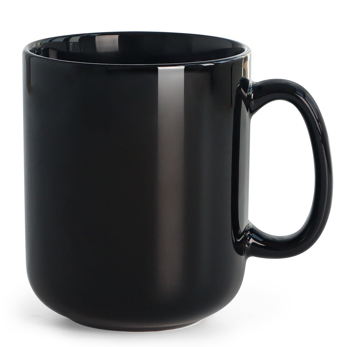 20 OZ Large Coffee Mug Smooth Ceramic Tea Cup for Office Home Black | eBay