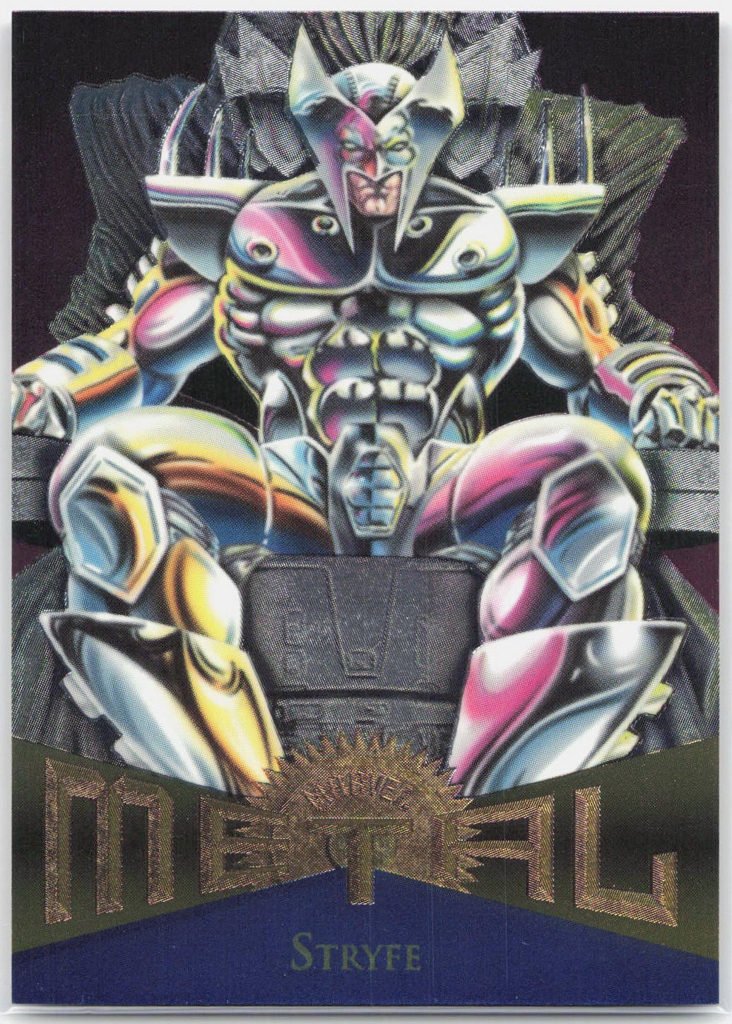 1995 Metal Marvel #121 Stryfe Silver Flasher