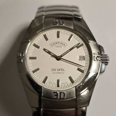 Certina DS Spel Automatik Uhr 633.7155.42 Swiss 37mm ETA 2824-2 läuft
