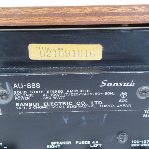 Sansui AU-888 stereo integrated amplifier with user manual | ideal audio - Picture 9 of 19