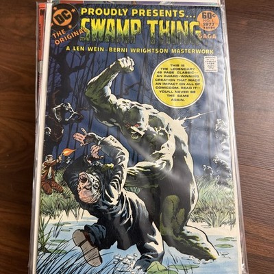 The Original Swamp Thing Saga #1 (1977 DC Comics) Reader/Filler Bernie Wrightson