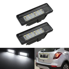 2x For Opel Vauxhall Cosa F Mokka 2019-up White LED Rear Number Plate Light Lamp