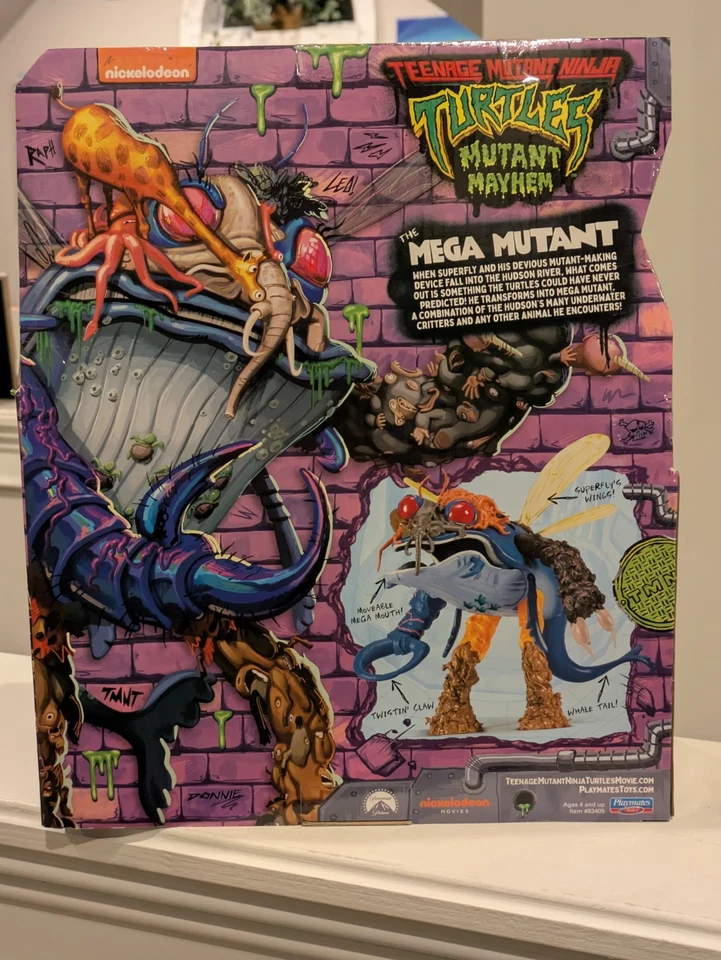 NUEVO Teenage Mutant Ninja Turtles MEGA Mutant Mayhem Walmart Excl Figura de Acción TMNT Foto 2 de 2