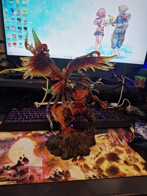 Final Fantasy XVI Collector's Edition Premium Statue - Phoenix vs Ifrit