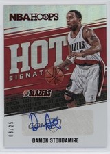 2017 Panini NBA Hoops Signatures Red Hot 8/25 Damon Stoudamire #HS-DS Auto 6g2