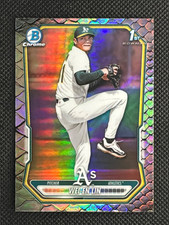 2026 Bowman Chrome baseball reptilian - WEI-EN LIN 1st : rookie - Athletics