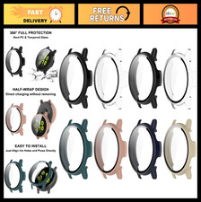 8 Pack Screen Protector Case for Garmin Vivoactive 6 - Hard PC Bumper  Tempered