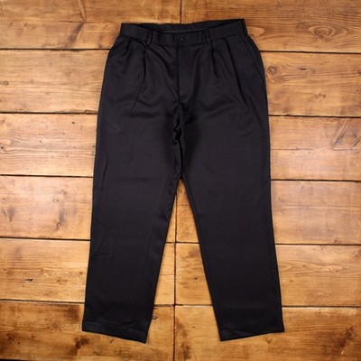 Vintage Van Heusen Slacks Hose Trousers 34x32 Unisex Straight Grau