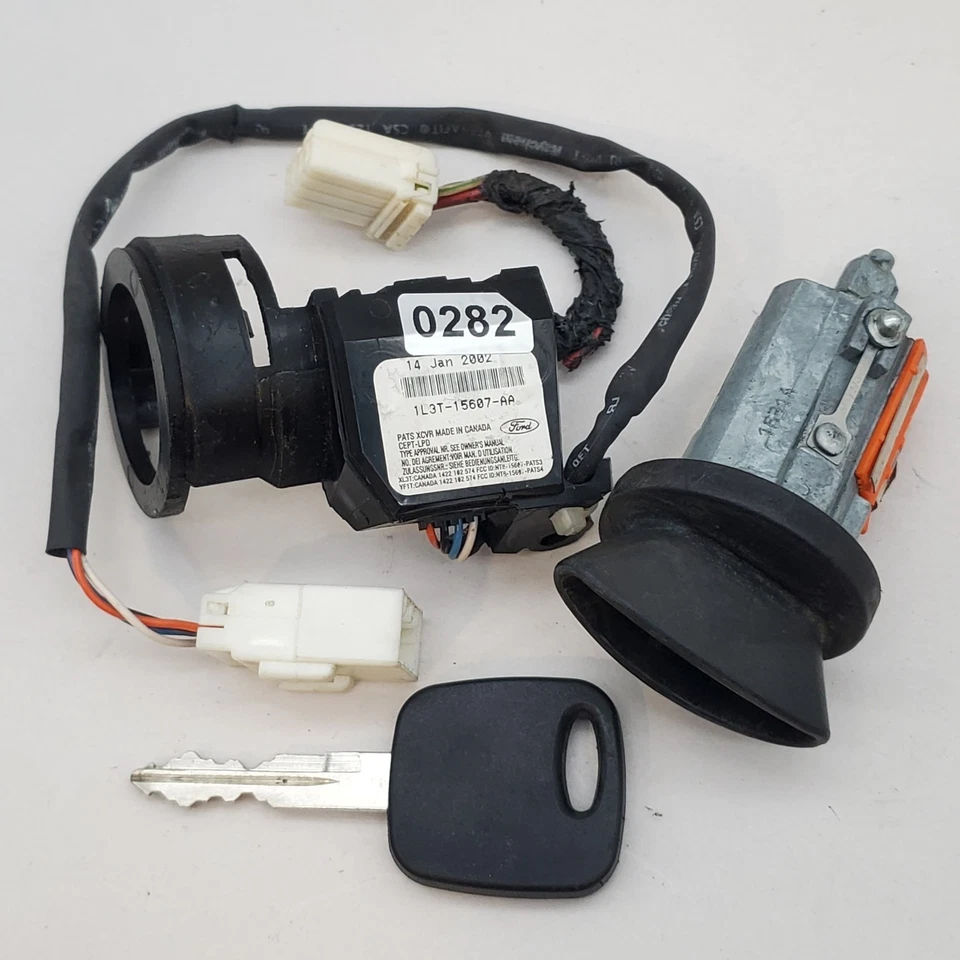 1L3T-15607-AA 01-02 F-150 Anti-Theft Transceiver Immobilizer Set + KEY Cylinder - Image 2 of 4