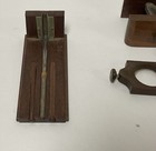 Antique Microscope J. J. Bausch Pocket Field Microscope In Wood Box — photo 4