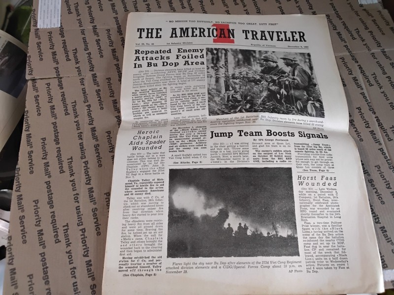 The American Traveler! 1st Infantry Division Republic of Vietnam Dec 9 1967