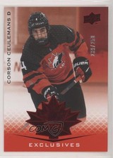 2021 Upper Deck Team Canada Juniors Exclusives 239/250 Corson Ceulemans #82 l5j