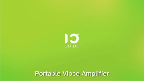 SHIDU Voice Amplifier with Portable Microphone IPX5 Waterproof For Guide Teacher - Video 1 of 1