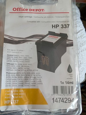 Office Depot HP337 und HP343 Tintenpatronen 