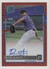 2020 Panini Donruss Optic Red Mojo Prizm 71/99 Rico Garcia #RRS-RG Auto 1u6