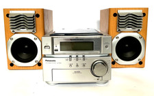 Panasonic SA-PM03 Micro CD Stereo System HiFi Tuner AUX & SB-PM03 Speakers - Tes