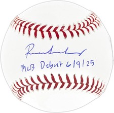 Roman Anthony Signed MLB Baseball Red Sox "MLB Debut 6/9/25" Fanatics & MLB Holo
