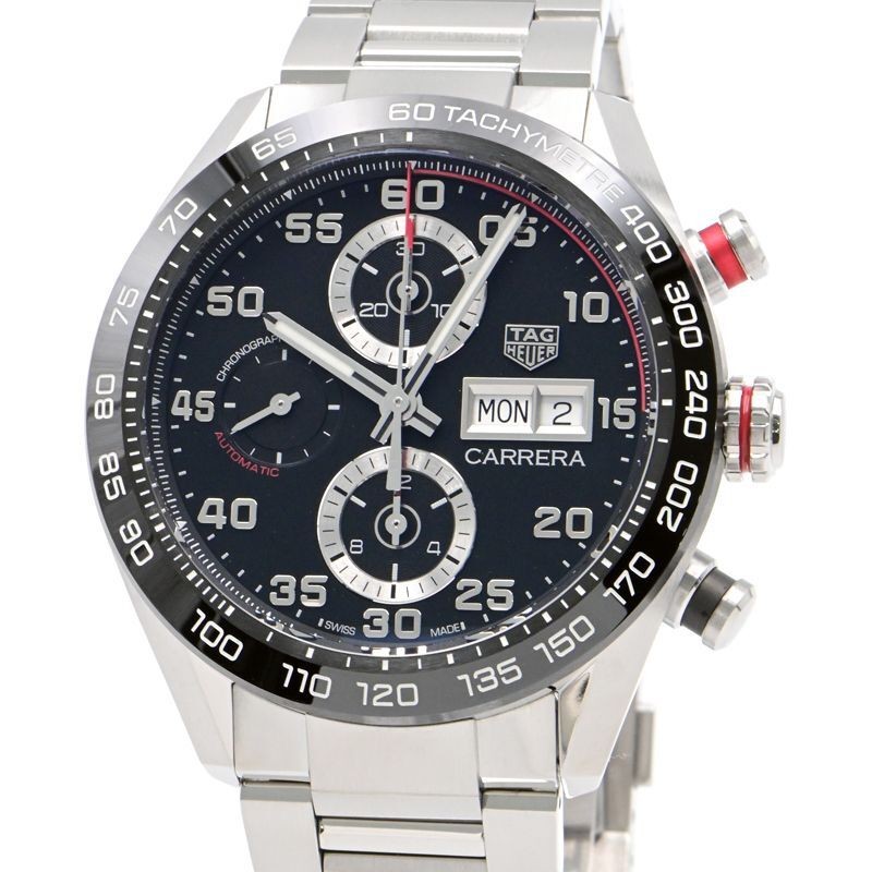 TAG Heuer Carrera Chronograph Calendar Black Automatic Watch CBN2A1AA FT6228 719181
