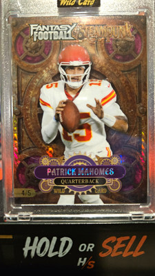 Wild Card 2026 Fantasy Football Steampunk Patrick Mahomes 4/5 FSPPU06-PM