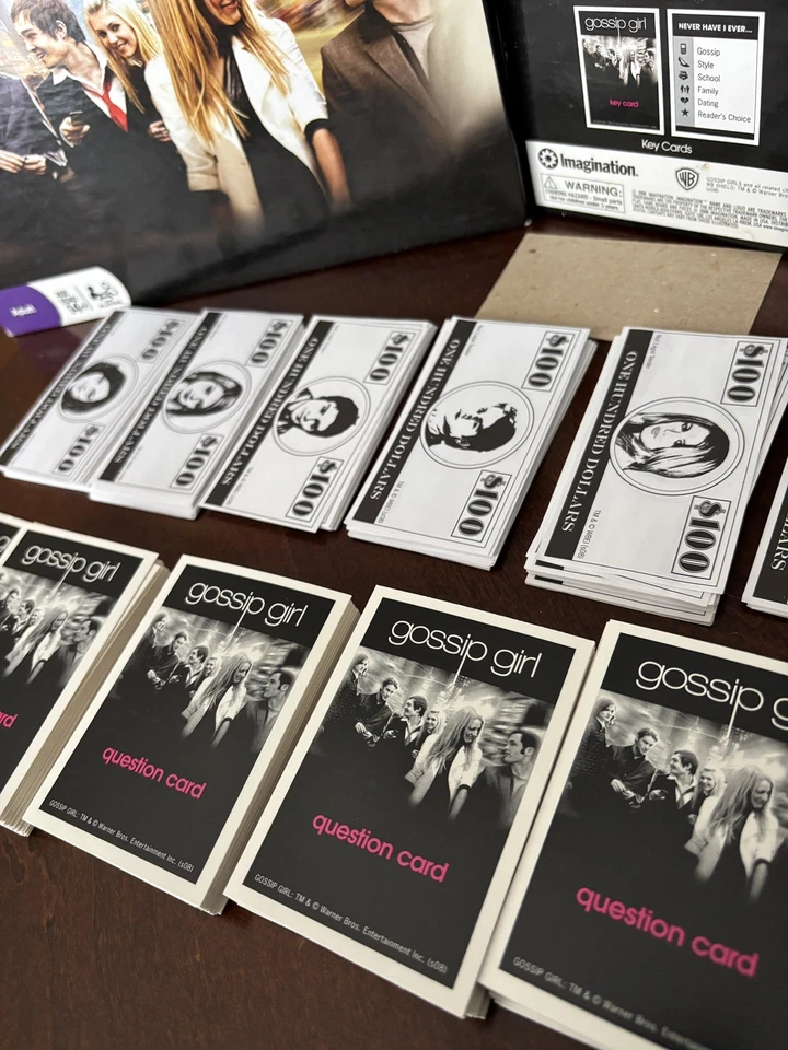 GOSSIP GIRL Never Have I Ever Game 2008 14+  Great Condition COMPLETE - Image 2 of 4