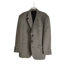 Missoni Men's Blazer in Gray and Subtle black. See pic for measurements. Italian