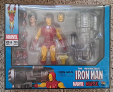 Medicom MAFEX No.165 IRON MAN Comic Ver. Medicom Toy Marvel U.S SELLER - NEW