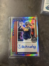 2026 Panini Stars & Stripes Auto Jackson McAneeley Silver Prizm /149