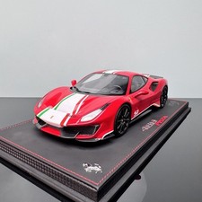 BBR 1:18 Ferrari 488 Pista Piloti in Rosso Corsa Limited Edition Resin Model