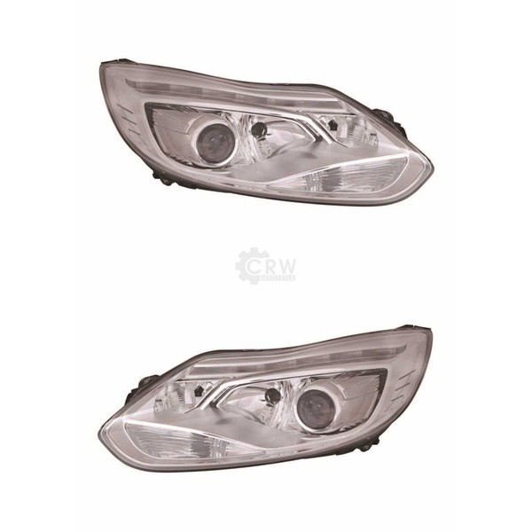 Xenonscheinwerfer Set L E D Mit Motor FüR Ford Focus III Turnier D3S H1 PY21W-image