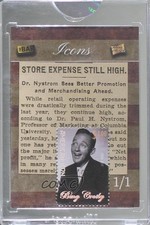 2019 The Bar Pieces of the Past One Time Icons 1/1 Bing Crosby a8x